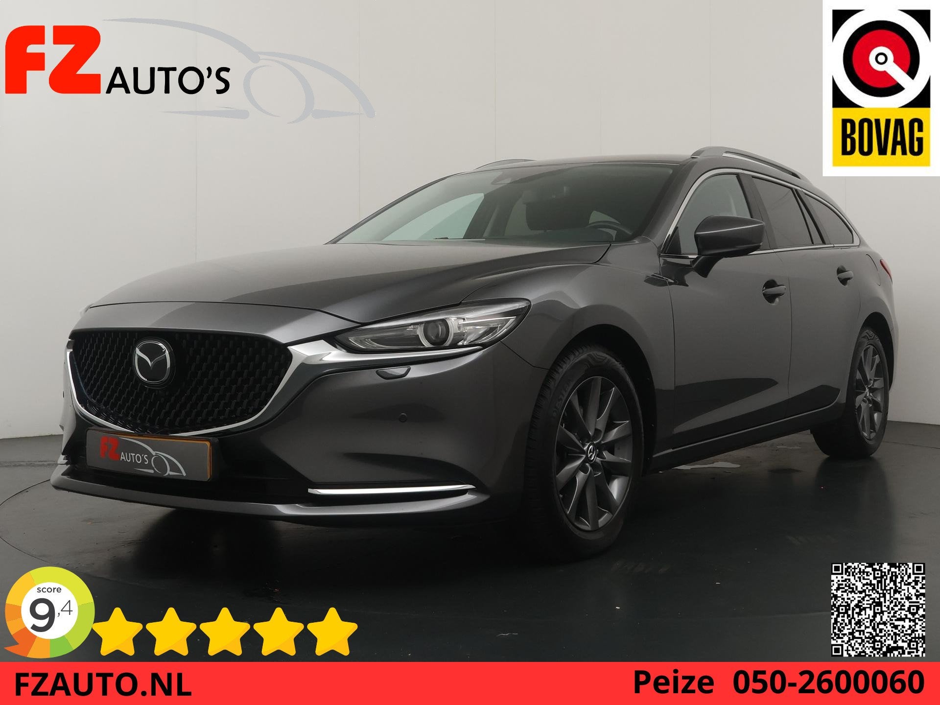 Mazda 6 Sportbreak 2.0 SkyActiv-G 165 Centre-Line Automaat -, 1998 cc, Stof, Gebruikt, 4 cilinders