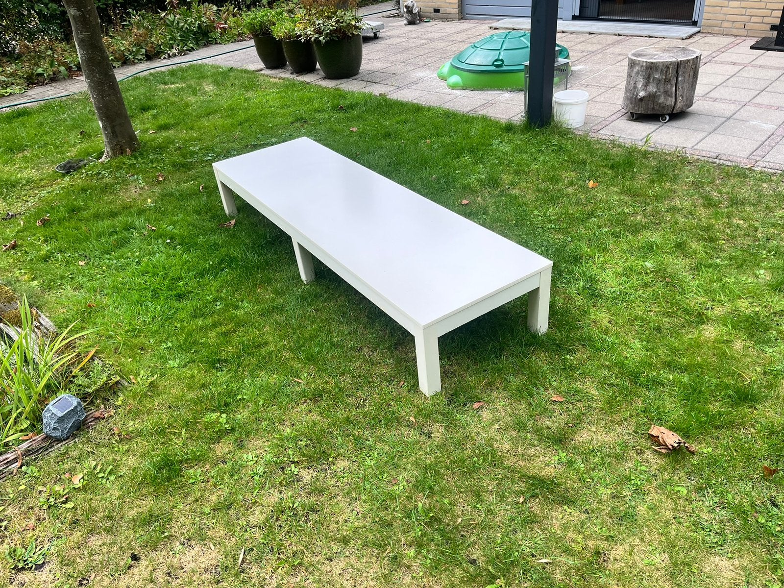 Lage IKEA tafel bv als TV meubel, Huis en Inrichting, Ophalen, Gebruikt, 150 tot 200 cm, Minder dan 100 cm
