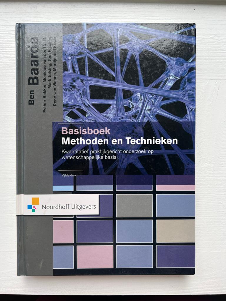Tom Fischer - Basisboek methoden en technieken, Boeken, Studieboeken en Cursussen, Zo goed als nieuw, Gamma, Tom Fischer; Rene van Vianen; Martijn de Goede; Esther Bakker...