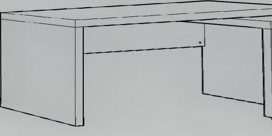 IKEA Jonas bureau wit - Gratis af te halen, Ophalen, Demontabel, Gebruikt, Scandinavisch
