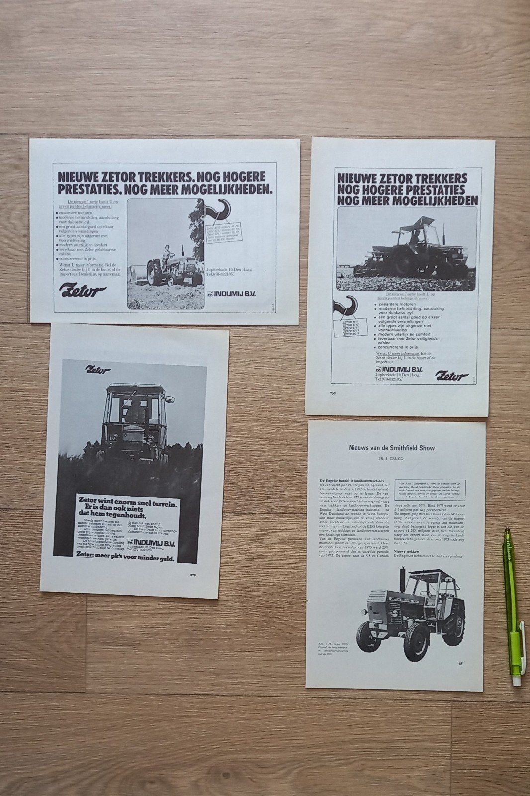A : Zetor advertenties., Ophalen of Verzenden, 1920 tot 1940, Tijdschrift
