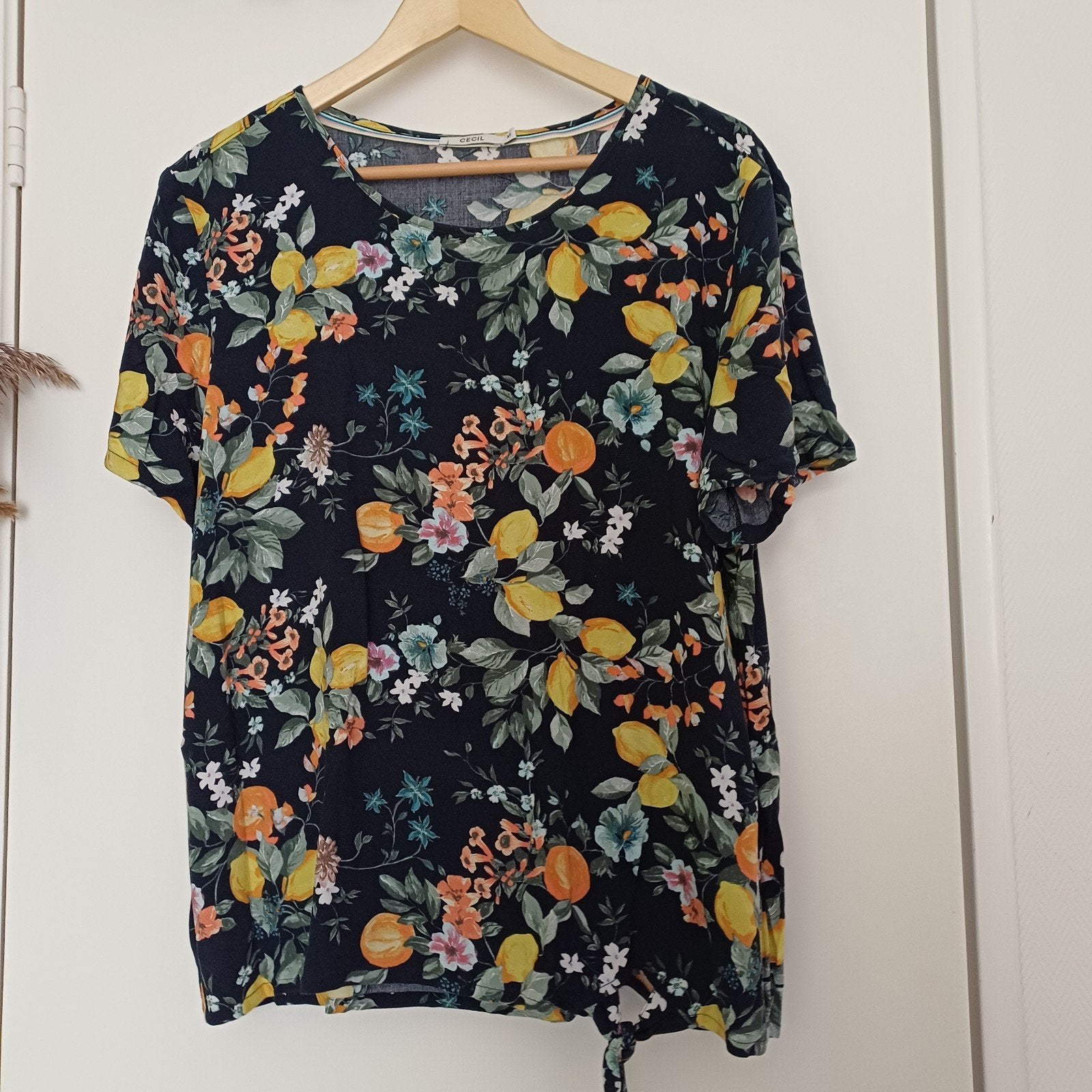 Cecil T-shirt met fruitprint - Maat M, Maat 38/40 (M), Meerkleurig, Ophalen of Verzenden, Korte mouw