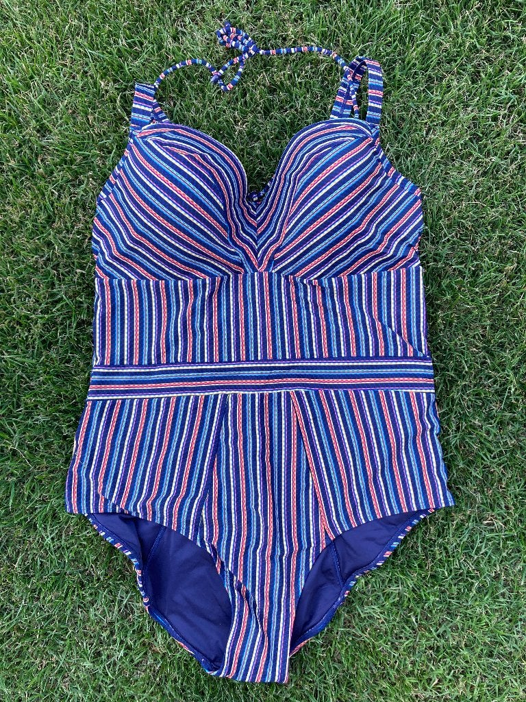 Badpak Marlies Dekkers multicolor blauw 80E, Kleding | Dames, Badmode en Zwemkleding, Zo goed als nieuw, Badpak, Blauw, Ophalen of Verzenden
