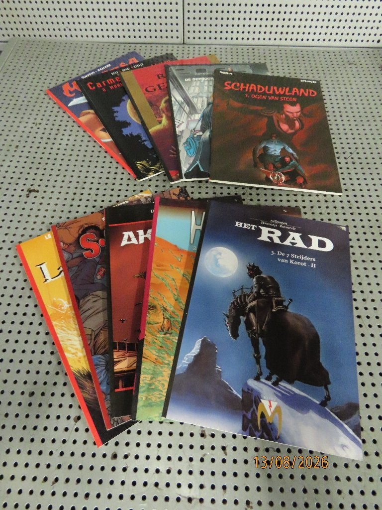 Verzameling van 10 Stripalbums S.F. & Fantasie Stripboeken, Boeken, Stripboeken, Meerdere stripboeken, Ophalen of Verzenden, Zo goed als nieuw