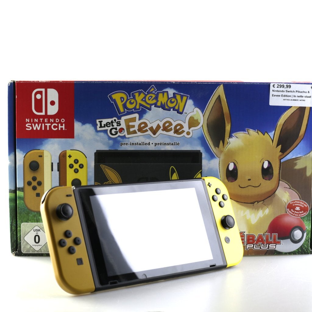 Nintendo Switch Pikachu & Eevee Edition | In nette staat, Nintendo, Zo goed als nieuw, Support@nintendo.com, 11-1 Hokotate-cho, Kamitoba, Minami-ku
Kyoto 601-8501
Japan