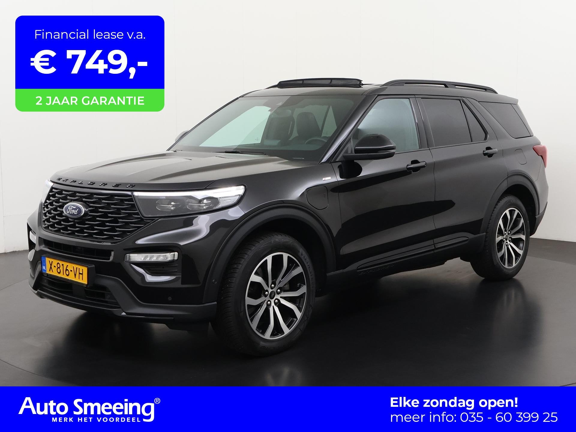 Ford Explorer 3.0 V6 EcoBoost PHEV ST-Line | 7 Persoons | Tr, Auto's, Automaat, 12 maanden, 14 kWh, Euro 6