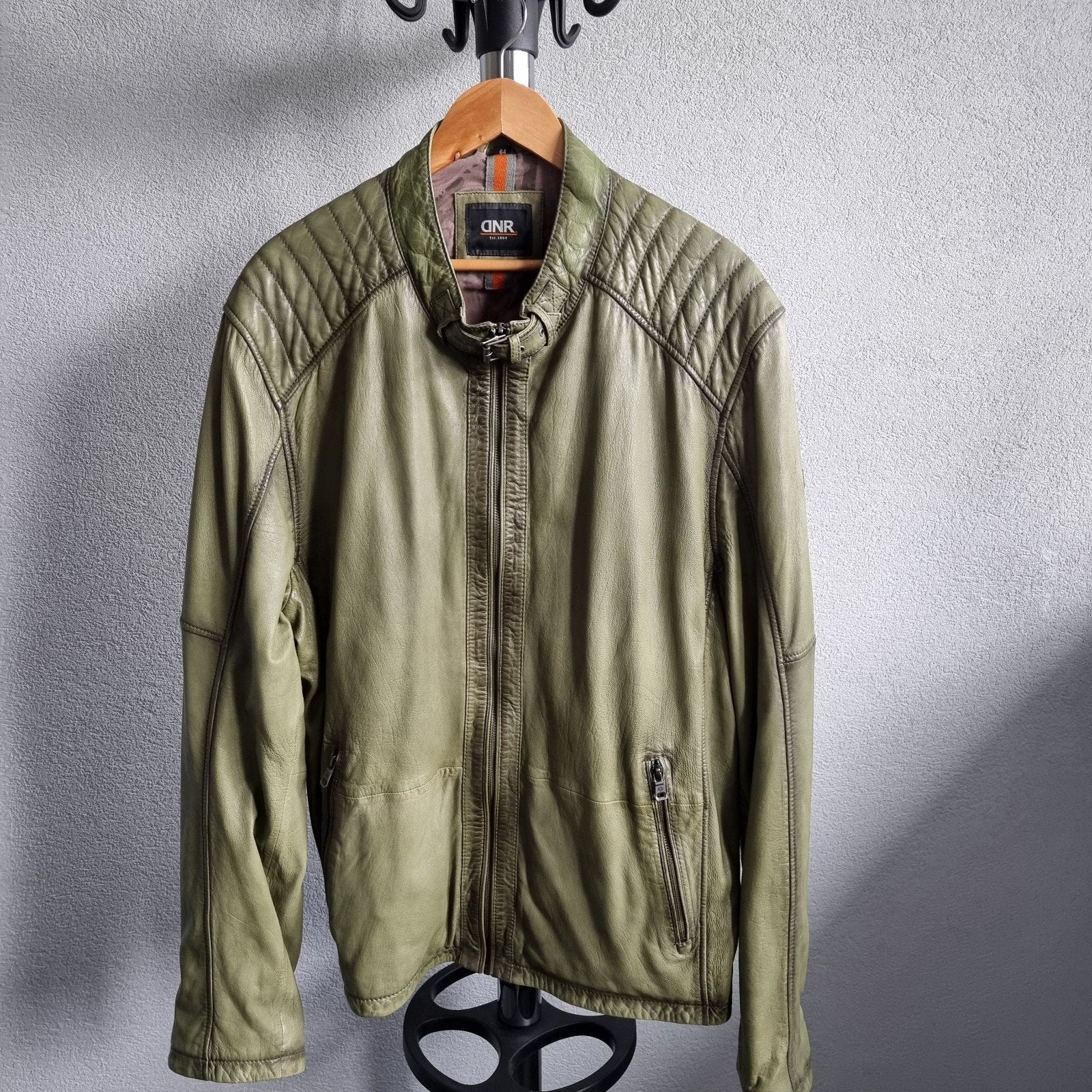 DNR LEDEREN JAS maat 64 of 4/5 XL, Nieuw, Overige maten, Ophalen of Verzenden, DNR