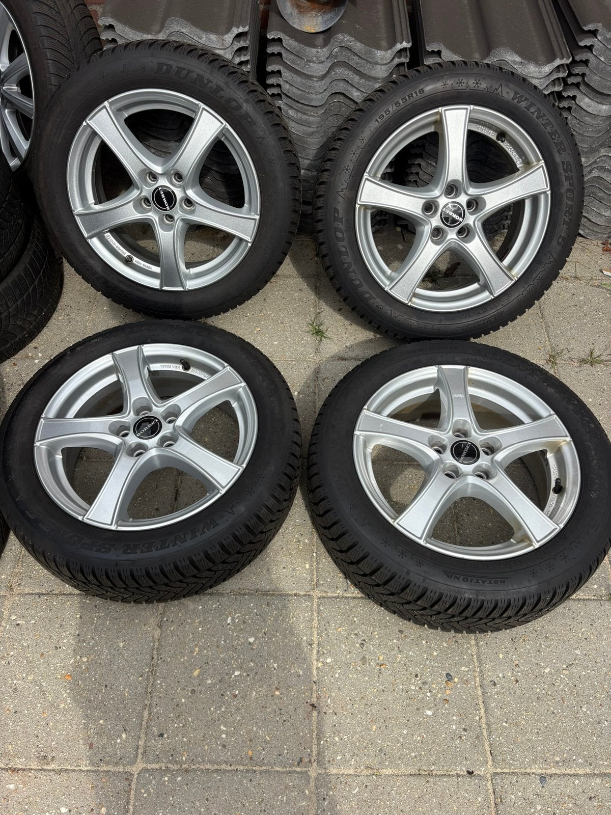 16 inch Borbet 5x100, Ophalen, Gebruikt, 16 inch, Banden en Velgen