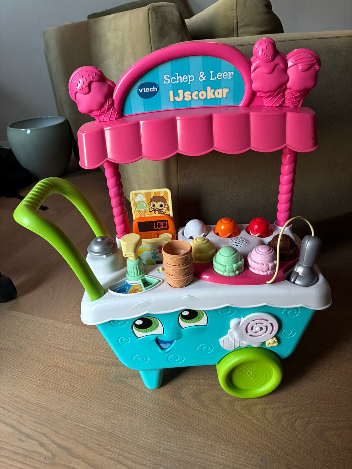 VTech ijsco kar, Ophalen, Zo goed als nieuw, 6 maanden tot 2 jaar