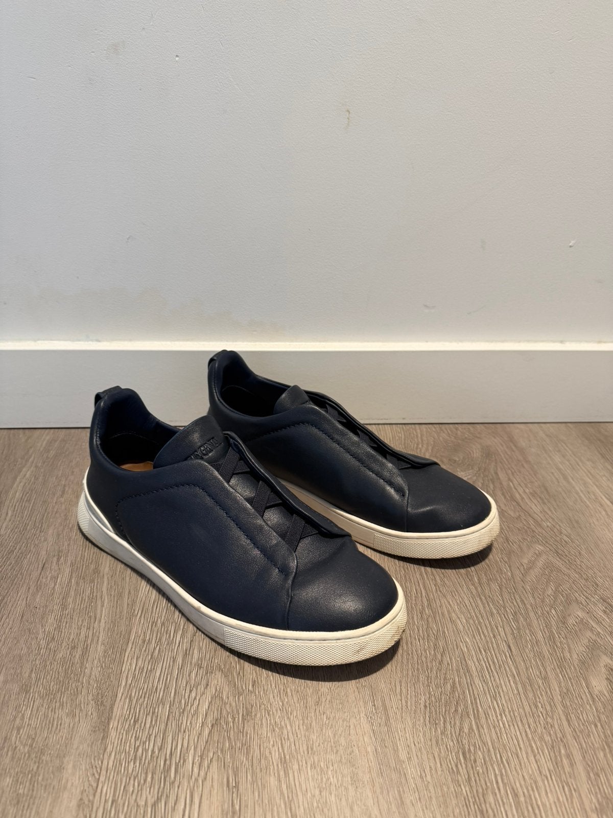 Zegna heren schoenen maat 43, Verzenden, Zo goed als nieuw, Blauw