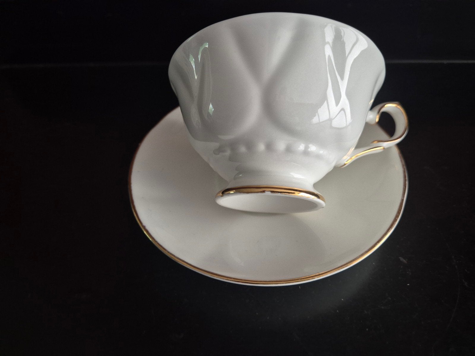 Springfield bone china made in Engeland, Ophalen of Verzenden, Zo goed als nieuw, Porselein, Kop en/of schotel