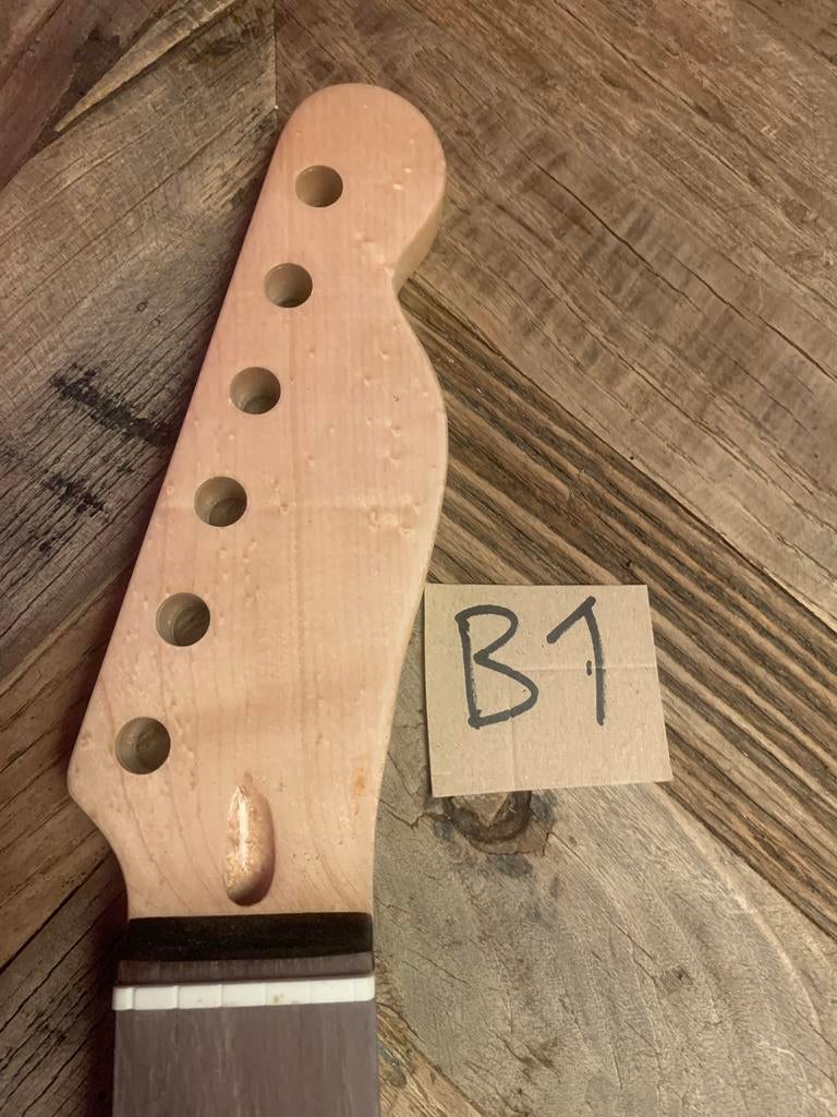 Telecaster hals” Bird eye Maple met rosewood toets” TLB1, Muziek en Instrumenten, Verzenden, Geen, Geen, Jpsg