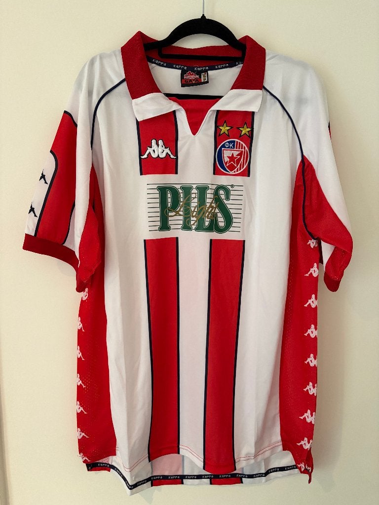 Rode Ster Belgrado Retro Thuisshirt 1999/2000 Kappa XXL, Ophalen of Verzenden, Buitenlandse clubs, Shirt