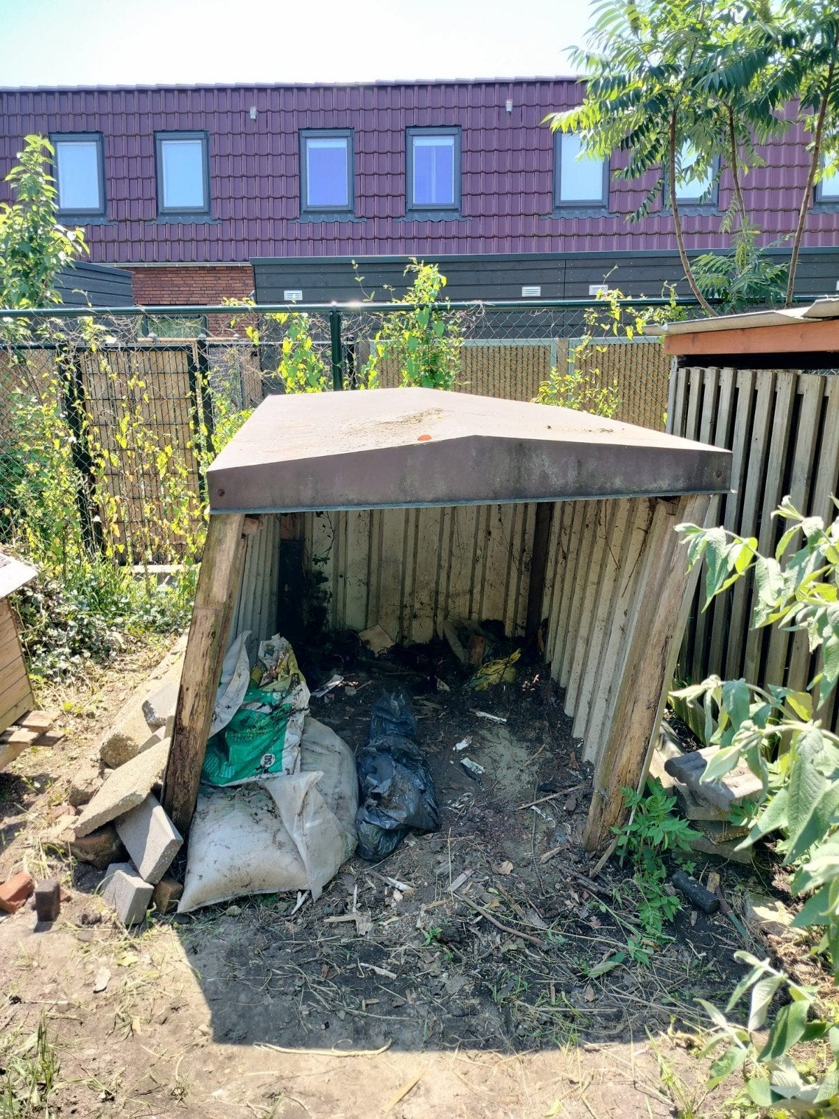 Metalen schuurtje/berging., Ophalen, Gebruikt, Metaal, Overige typen