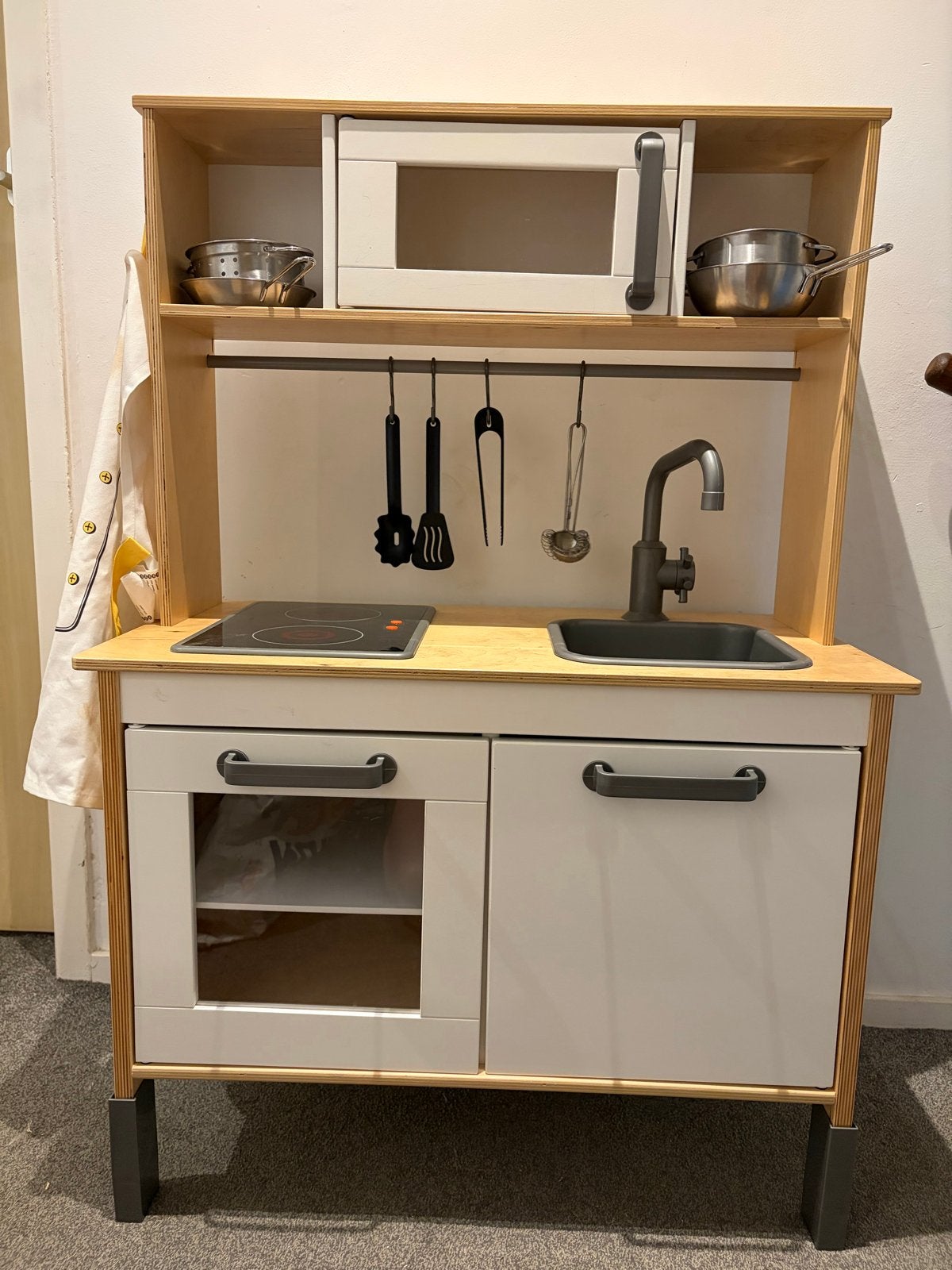 IKEA DUKTIG kinderkeuken met accessoires, Ophalen, Gebruikt, Met licht