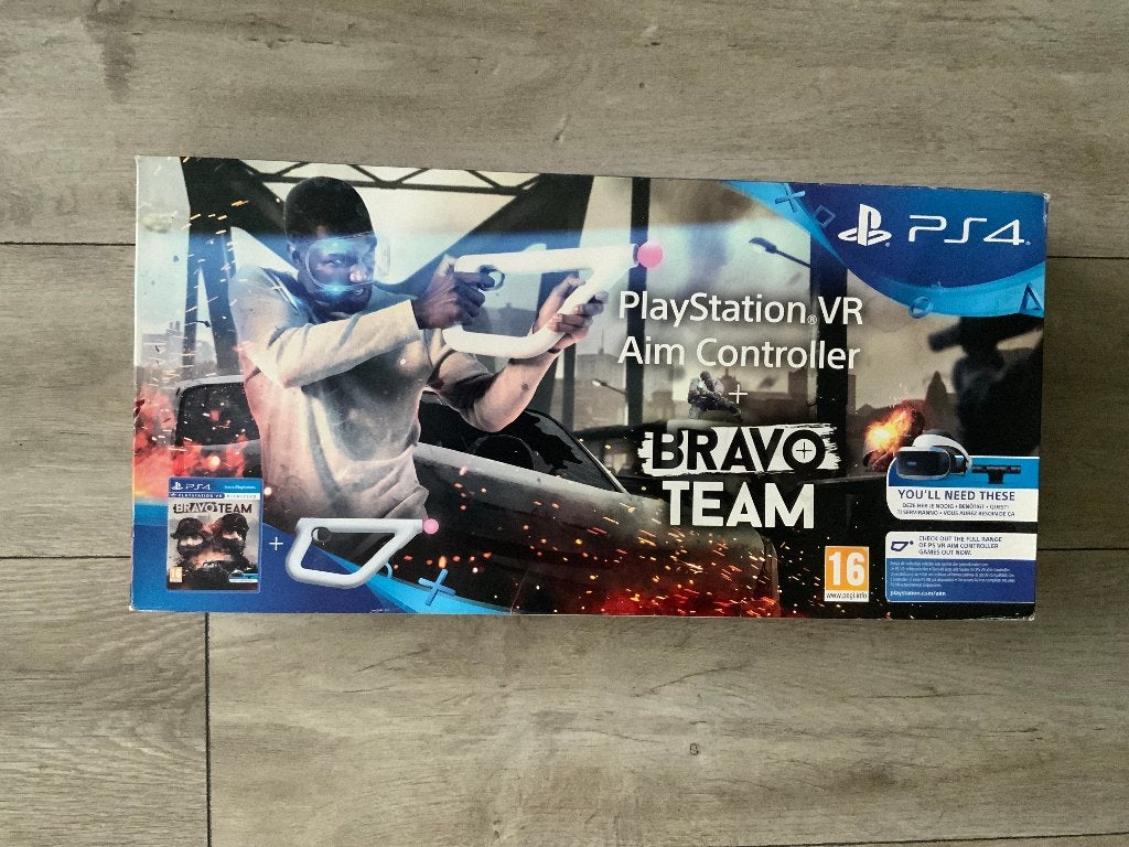 Playstation 4 VR PSVR AIM Controller Geweer PS4 + Bravo Team, Avontuur en Actie, 1 speler, Virtual Reality, Ophalen of Verzenden