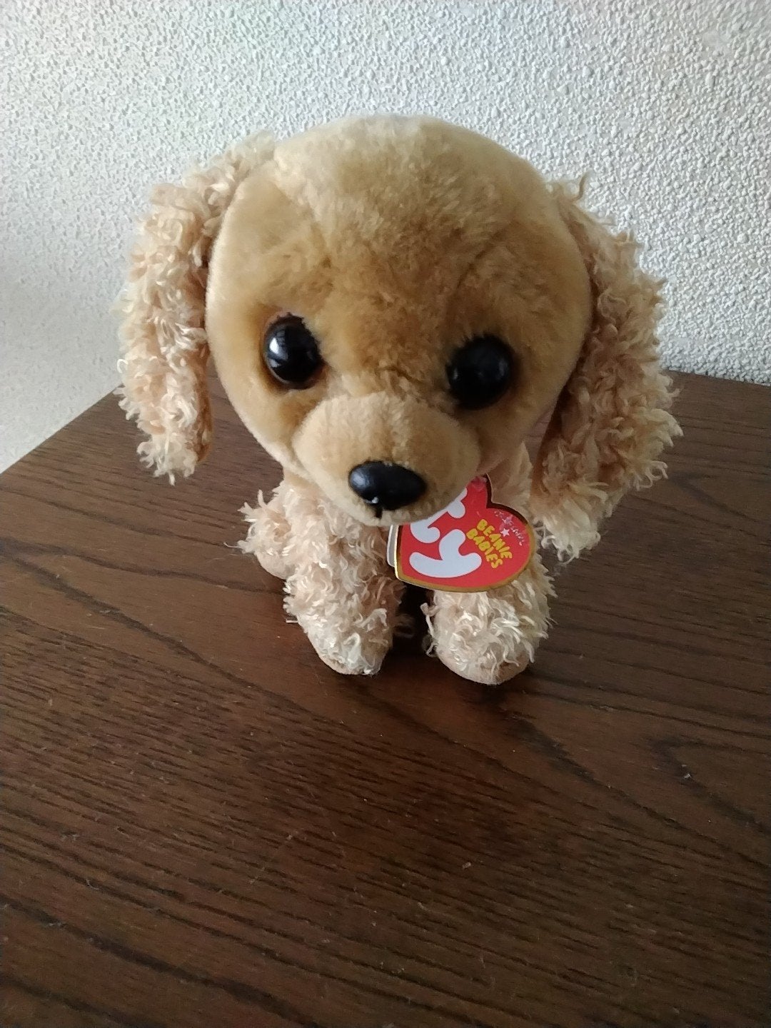 Ty Beanie Babies Sadie Hondje Knuffel met label, Klein (minder dan 20 cm), Bruin, Ty, Hond