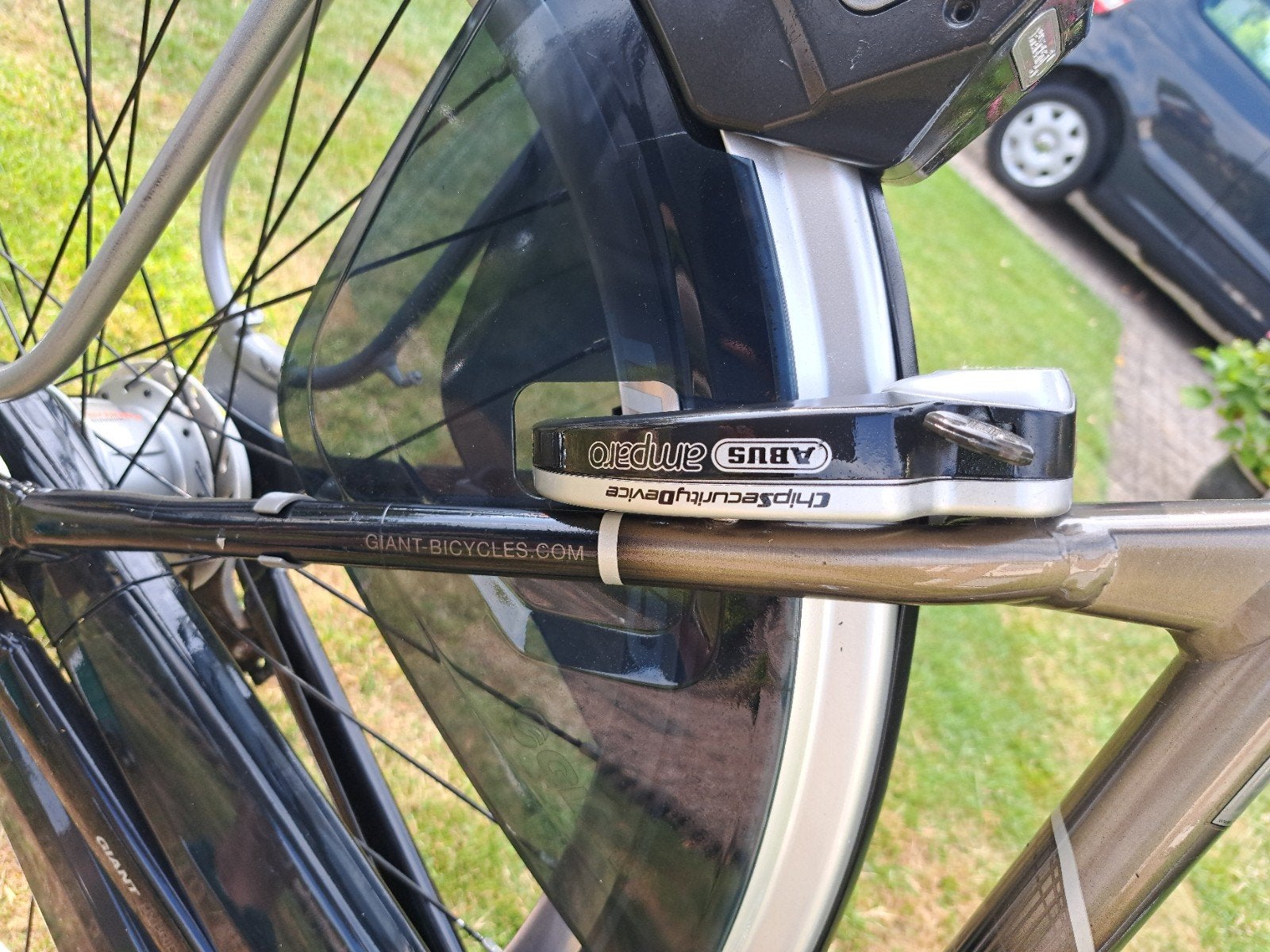 Giant Damesfiets met 8 versnellingen en fietstassen, Ophalen, Velgrem, Versnellingen, Giant