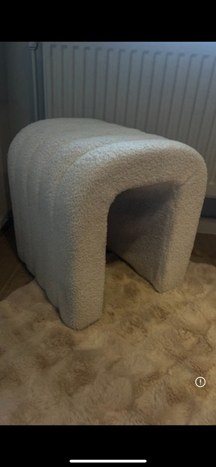 Teddy poef, Huis en Inrichting, Banken | Voetenbanken en Poefen, Ophalen, Minder dan 50 cm, Gebruikt, 50 tot 75 cm