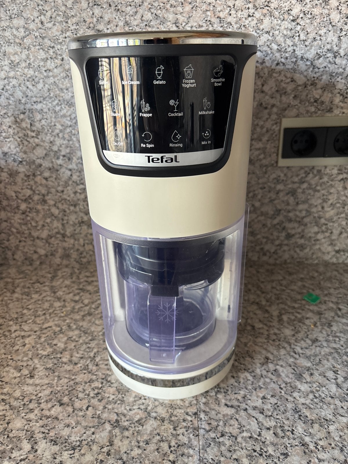 Tefal Cream & Ice Cream Maker - IJsmachine, Ophalen of Verzenden, Zo goed als nieuw