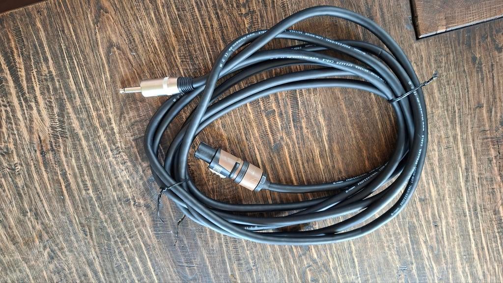 Nieuwe Luidsprekerkabel 5m Jack en Speakon, Ophalen of Verzenden, Nieuw, Speaker of Versterker