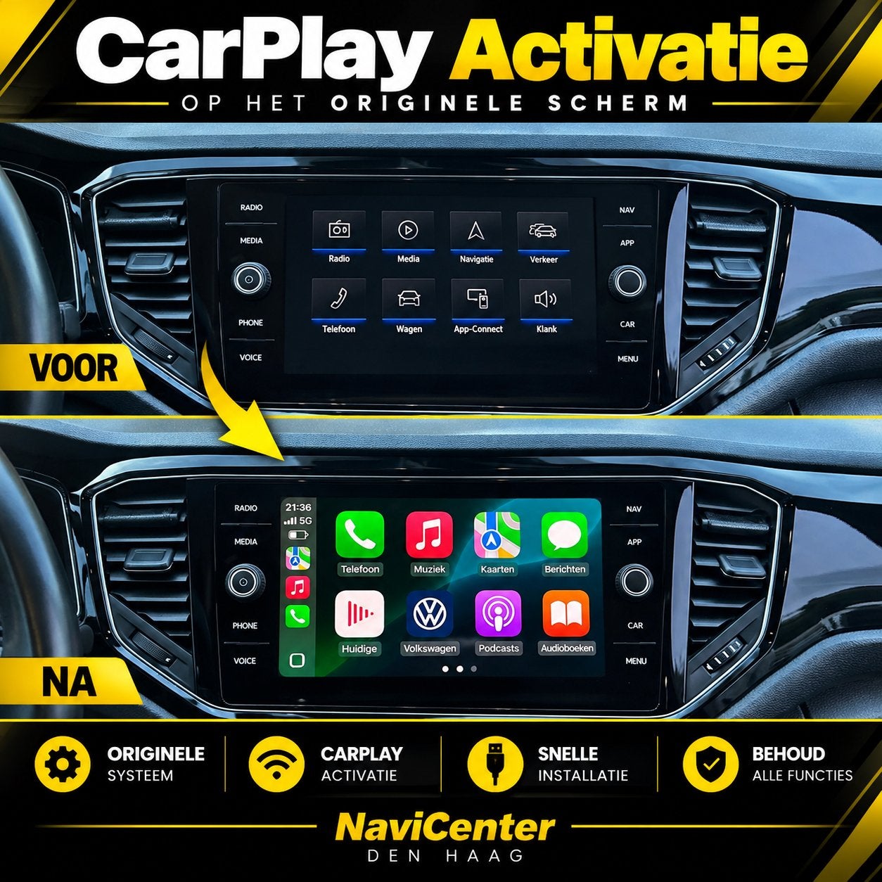 CarPlay & Android Auto Activeren - NaviCenter Den Haag, Navicenter, Nieuw, Navicenter, Ophalen of Verzenden