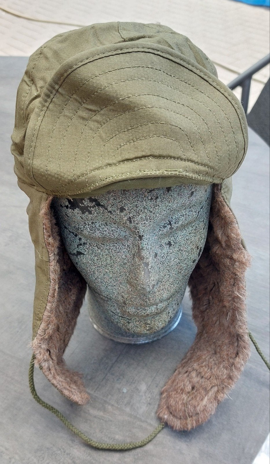cap field pile USA KOREA 7 1/4  maat 58, Verzenden, Landmacht, Amerika, Kleding of Schoenen