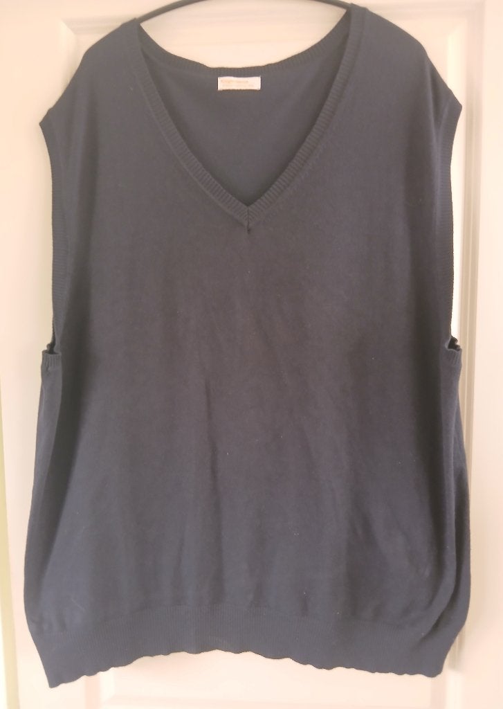 Nette donkerblauwe herenspencer maat XXXXL, Kleding | Heren, Grote Maten, Onbekend, Blauw, Trui of Vest, Ophalen of Verzenden