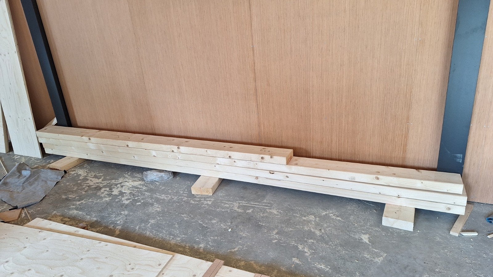 3x vuren balken 71x195, Ophalen, Balk, Vuren, 50 mm of meer