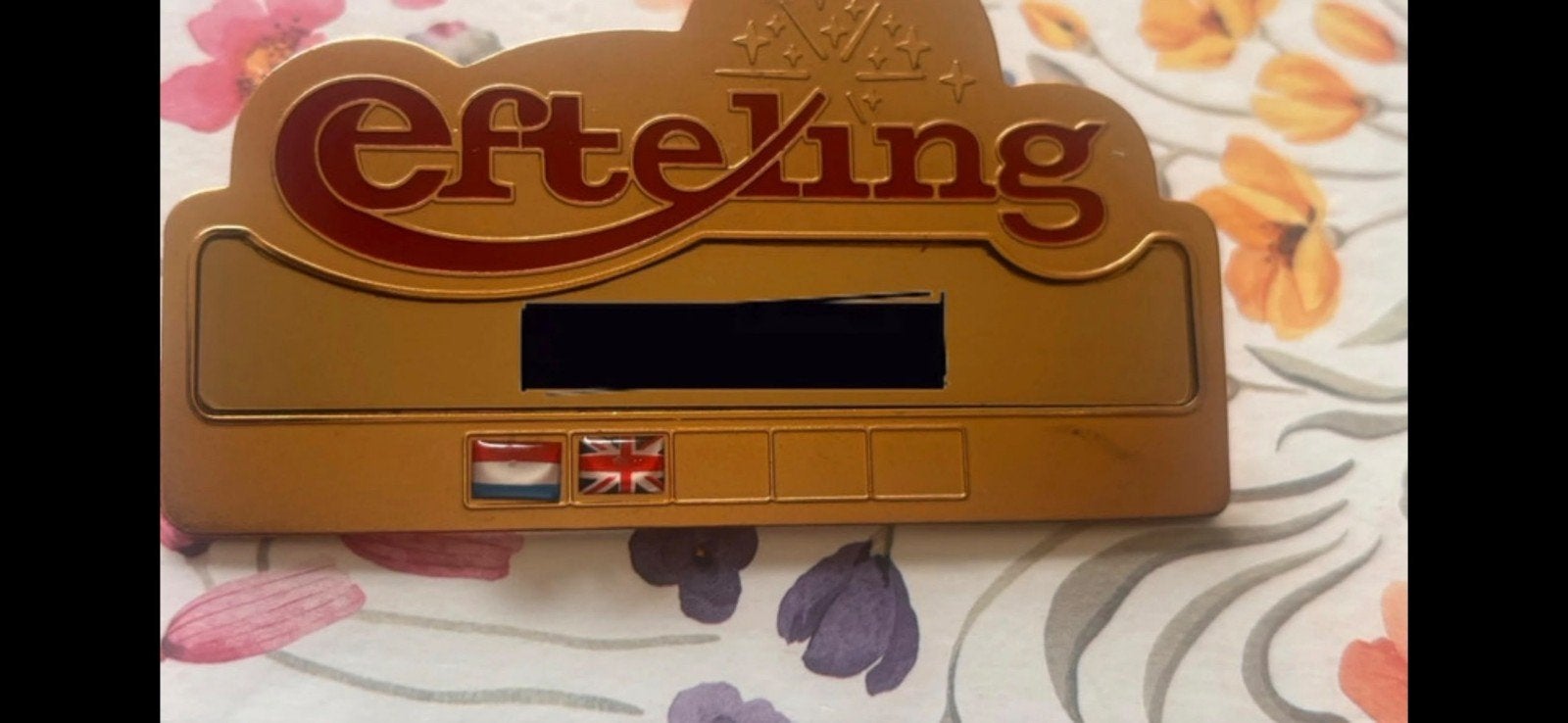 Efteling personeel naam badge, Ophalen of Verzenden, Nieuw, Button of Speldje