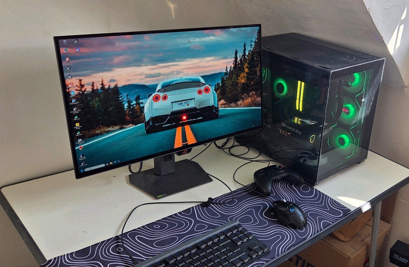 Gaming pc /Ryzen 7 7800x3d/RTX5070/4TB, Ophalen, 32 GB, Zo goed als nieuw, AMD Ryzen 7