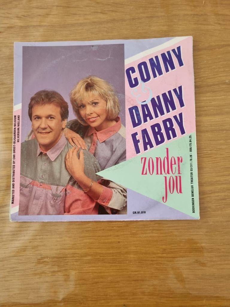 Conny & Danny Fabry - Zonder Jou (Single), Ophalen of Verzenden, Gebruikt, Nederlandstalig