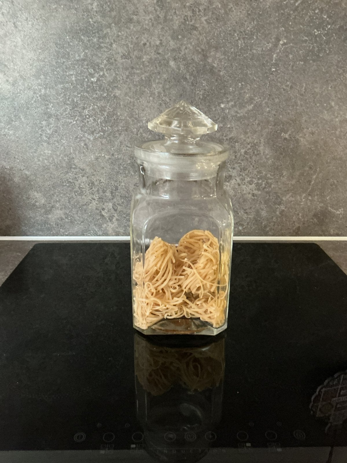 Oude glazen Stopfles, Ophalen of Verzenden