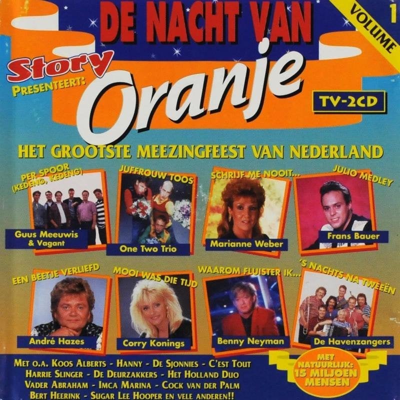 De Nacht van Oranje 2XCD, Ophalen of Verzenden, Zo goed als nieuw, Pop, Album