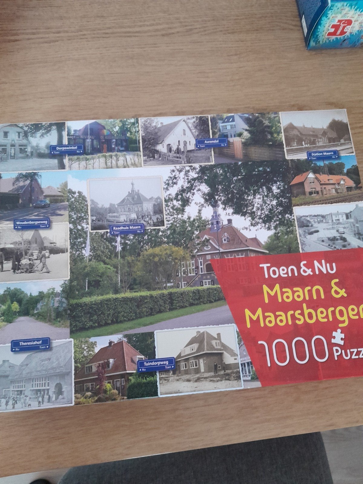 Puzzel Toen & Nu Maarn & Maarsbergen 1000 stukjes, Ophalen of Verzenden, 500 t/m 1500 stukjes, Gebruikt, Legpuzzel