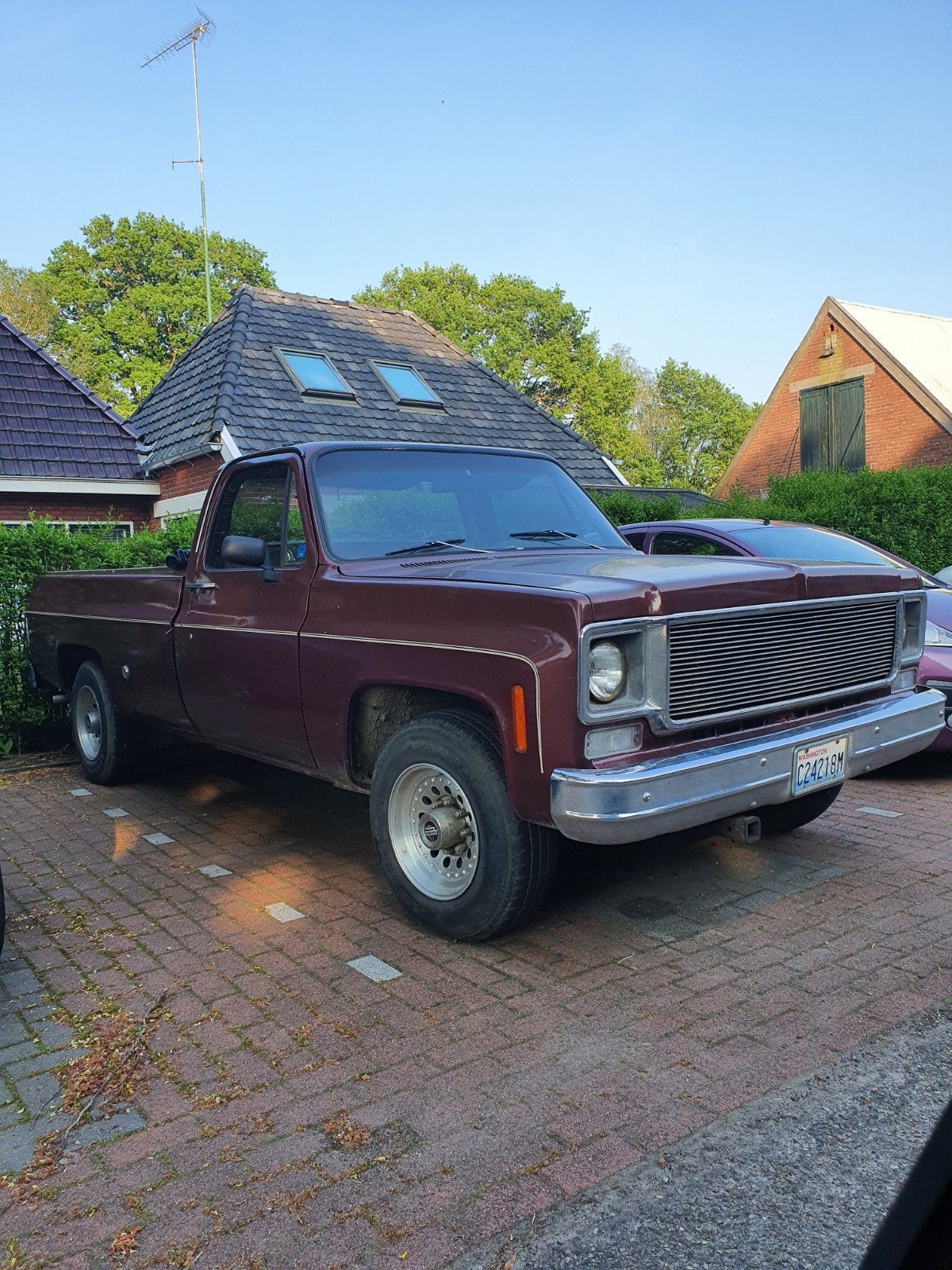 ZEER NETTE GERENOVEERDE  GMC  UIT 1978, Auto's, Bestelauto's, Achterwielaandrijving, Particulier, Dealer onderhouden, 170 pk