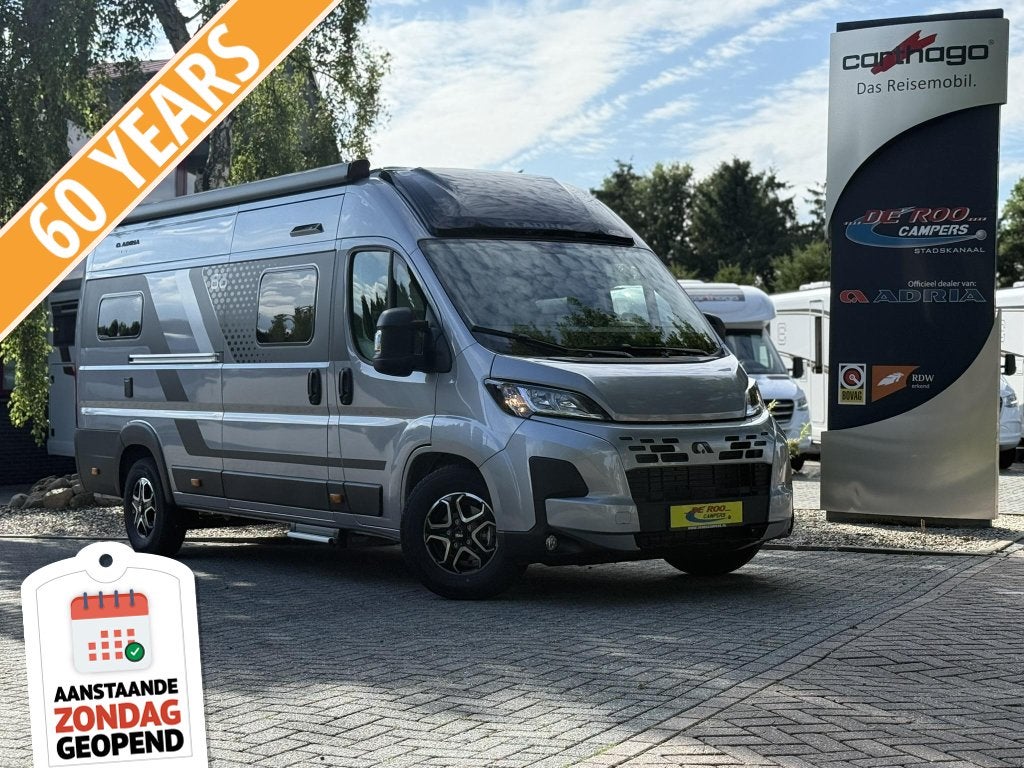 ZONDAG OPEN - Adria Twin 640 SLB 60 years - DEMOMODEL, Ringverwarming, Fiat, Tot en met 2, 6 tot 7 meter