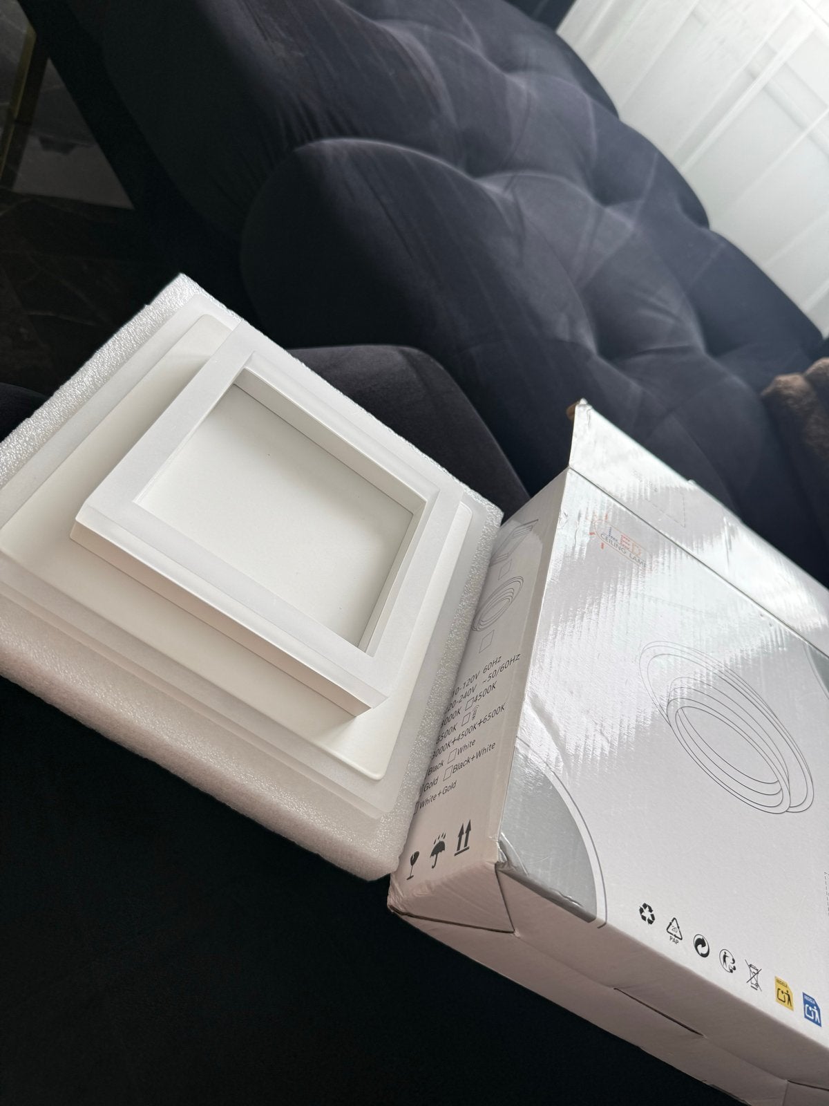 Nieuwe LED Plafondlamp - Modern Design, Ophalen, Kunststof, Modern, LED