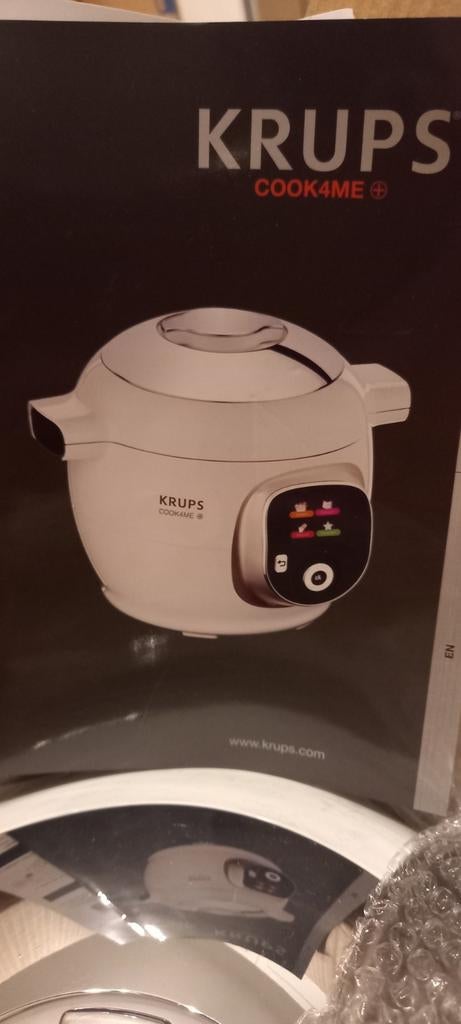 Nieuwe multicooker van het merk Krups te koop, kleur wit., Huis en Inrichting, Ophalen of Verzenden, Nieuw