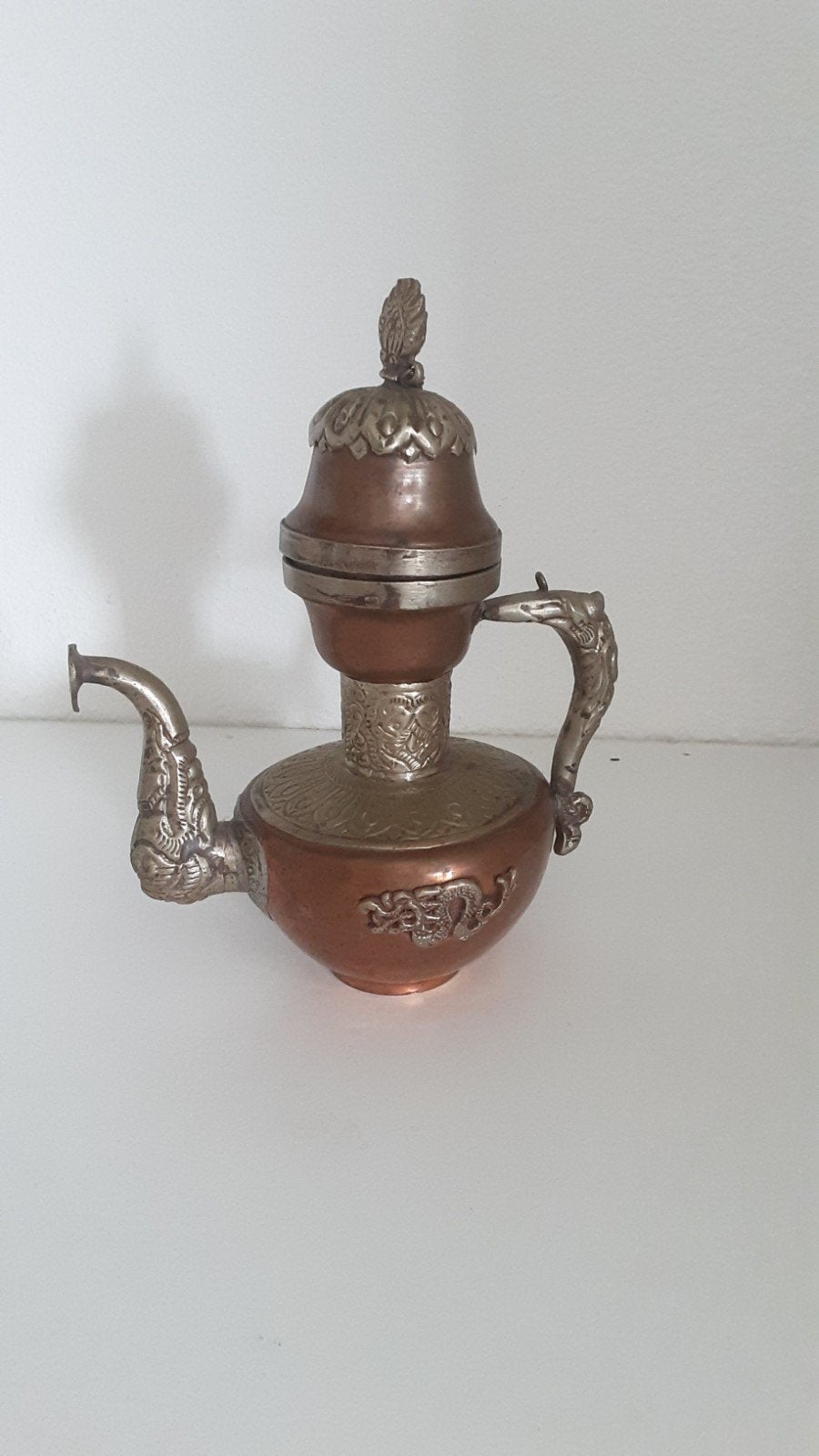 antiek koperen kannetje, Antiek en Kunst, Ophalen of Verzenden