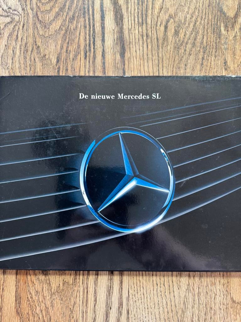 Mercedes SL dubbel brochure, Boeken, Ophalen of Verzenden, Gelezen, Mercedes