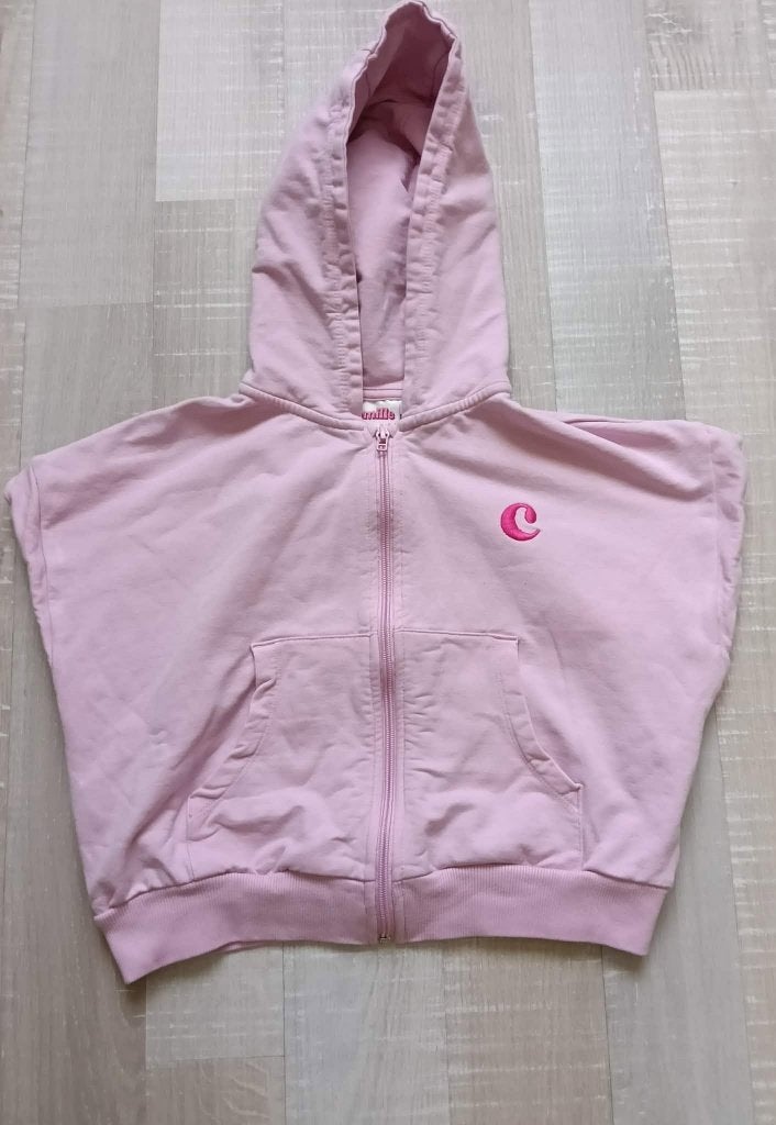 hoodie lichtroze Camille maat 134, Kinderen en Baby's, Kinderkleding | Maat 134, Gebruikt, Meisje, Trui of Vest, Camille JBC