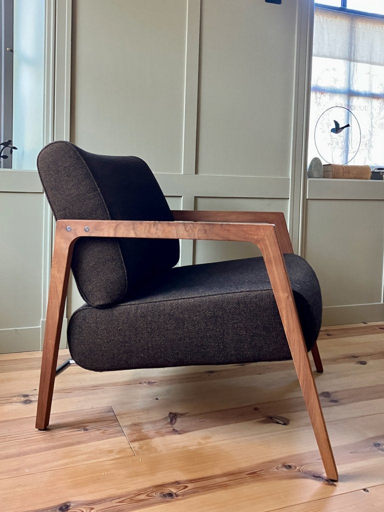 Harvink Splinter fauteuil, Huis en Inrichting, Ophalen, Mid-century modern  - retro stijl - Dutch design, 75 tot 100 cm, Zo goed als nieuw