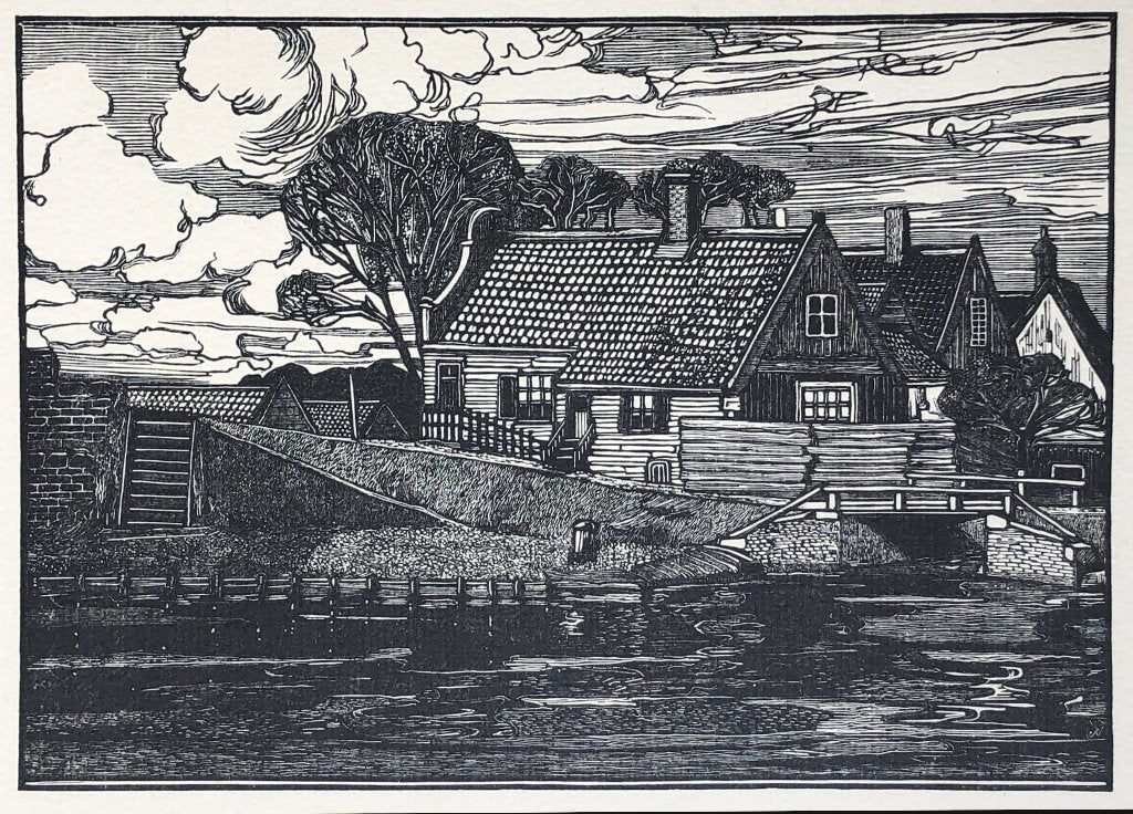 Mooie kunst v/h Grafiekkabinet Jacobus Gerardus Veldheer, Antiek en Kunst, Ophalen of Verzenden