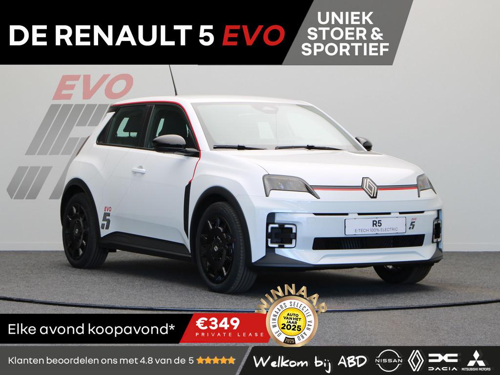 Renault 5 EVO Urban Range 120pk 40 kWh | Exclusief bij ABD |, Auto's, Renault, Stof, Origineel Nederlands, Nieuw, Automatische klimaatregeling