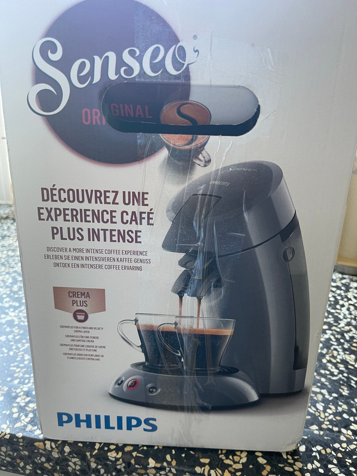 Philips Senseo Original Koffiepadapparaat - Grijs, Witgoed en Apparatuur, Koffiepads en cups, Ophalen of Verzenden, 2 tot 4 kopjes