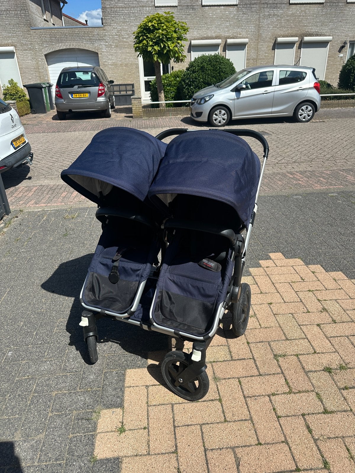 Bugaboo Donkey 2 Duo kinderwagen met accessoires, Gebruikt, Ophalen, Kinderwagen, Duowagen