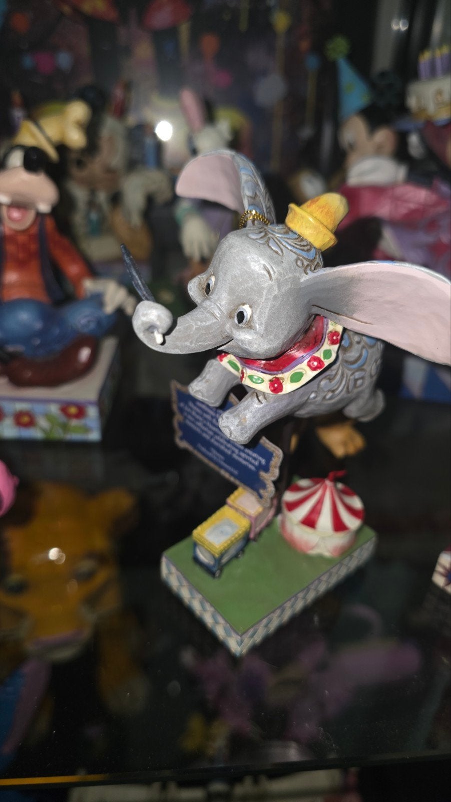Disney Traditions Dumbo Beeldje met Doos, Ophalen, Bambi of Dumbo, Zo goed als nieuw, Beeldje of Figuurtje