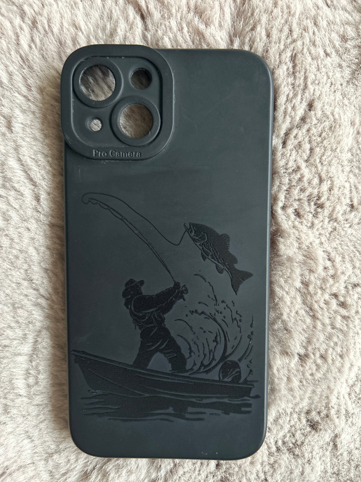 Telefoonhoesje met visserij-design, Ophalen of Verzenden, Zo goed als nieuw, Hoesje of Tasje