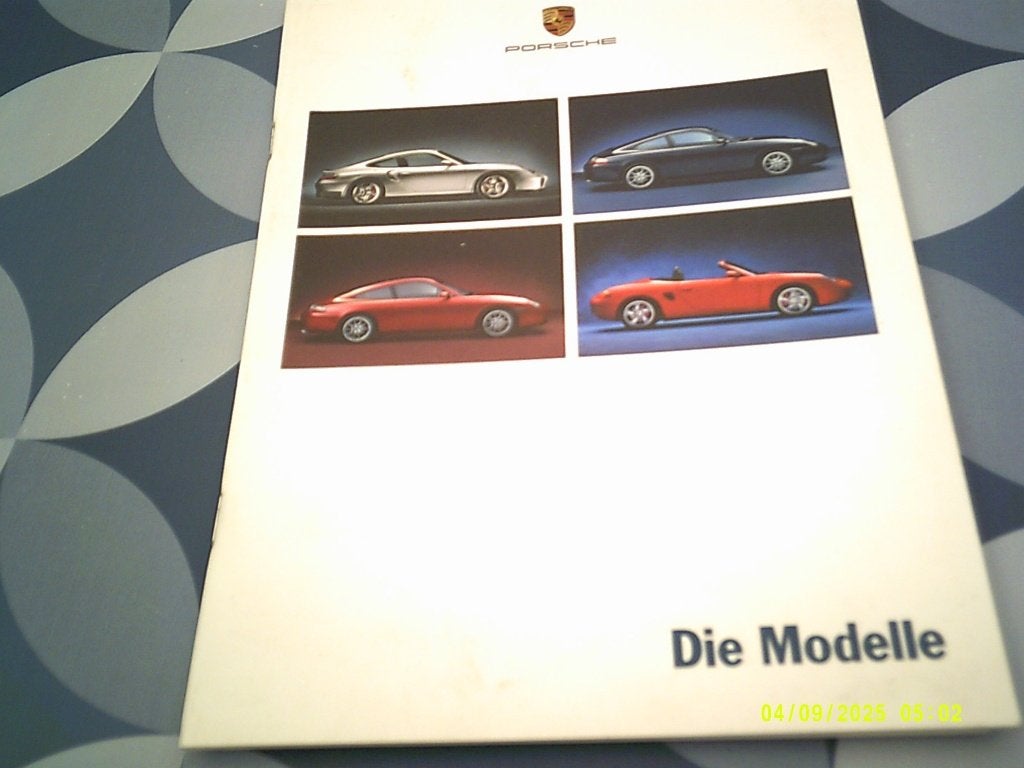 Porsche modellen boekje eind jaren '90, Porsche AG, Ophalen of Verzenden, Zo goed als nieuw, Porsche